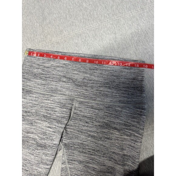 Lululemon Wunder Under Crop‎ Hi-Rise Space Dye Camo Seal Gray Coal size 8 NWT - Picture 7 of 11